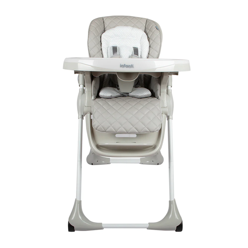 Silla De Comer Para Bebe Infanti Happy Meal Pro D007 Gris-1