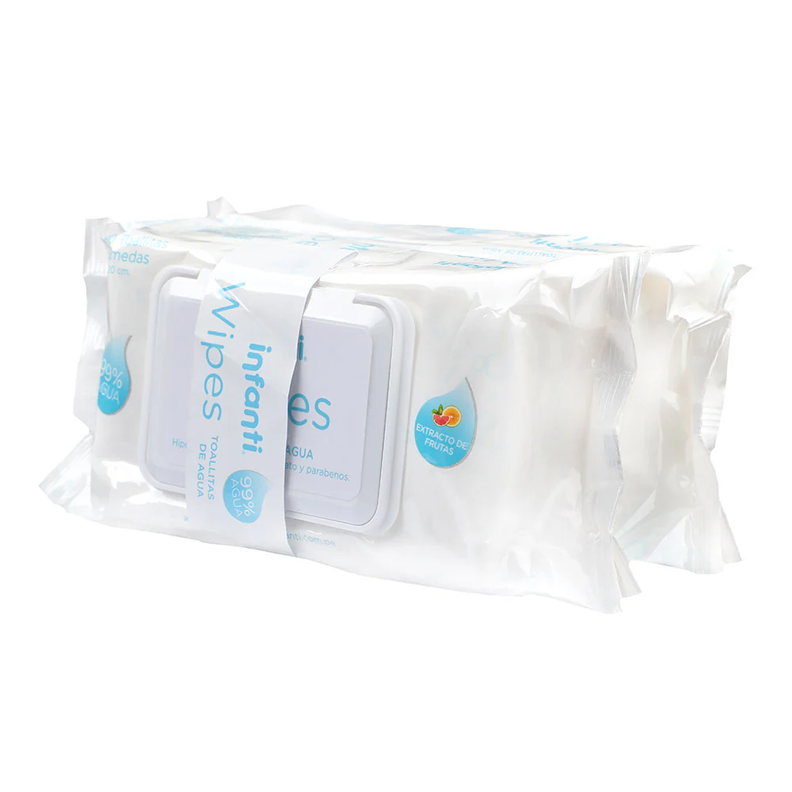Toallita Humeda Water Wipes Pack 2x80 Un Infanti-1