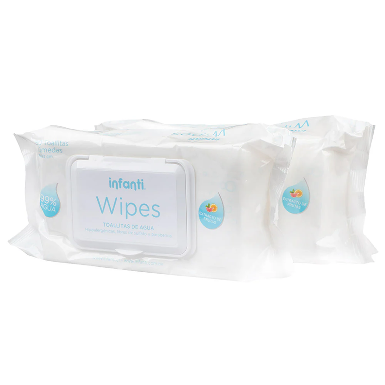 Toallita Humeda Water Wipes Pack 2x80 Un Infanti-2