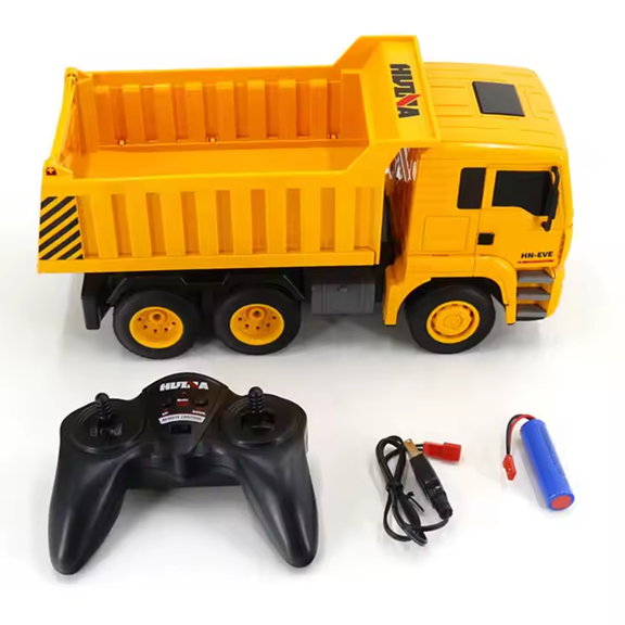 Camión Electrico Volquete RC Huina 1337 1:18 6CH 2.4GHz Recargable-2