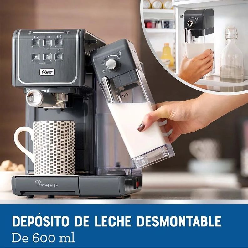 Cafetera para Espresso y Cappuccino Oster PrimaLatte Touch-5