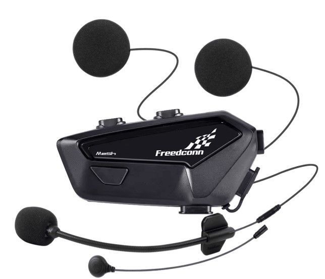 Manos Libres Freedconn FX pro para Casco Moto IP67 Intercomunicador Mesh 6 vías-0
