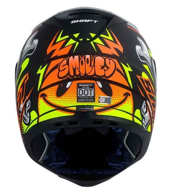 Casco Moto Shaft 502 Smiley ng nj.n sl Integral Norma dot-2