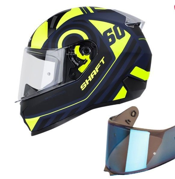 Casco Moto Shaft 560 Integral Duelo Azul Navy.m am.n-1