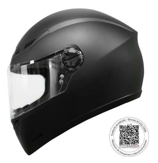 Casco Moto Tech t50 Integral Solid n.m Certificación dot-2