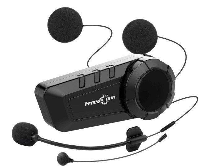 Manos Libres Freedconn KY pro Para Casco Moto IP65 Intercomunicador 6 vías-0