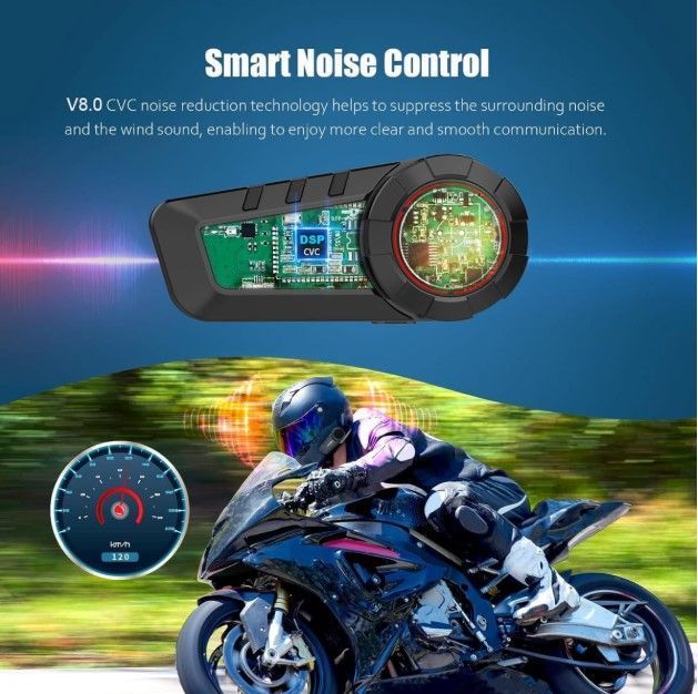 Manos Libres Freedconn KY pro Para Casco Moto IP65 Intercomunicador 6 vías-4