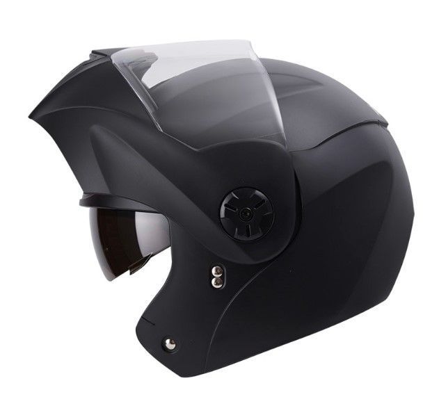 Casco moto ich 3110 solid n.m abatible con sun visor certificación dot 3cv-1