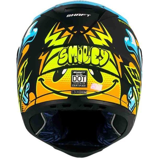 Casco MMoto Shaft 502 Smiley Am.n sl Integral Norma Dot-1