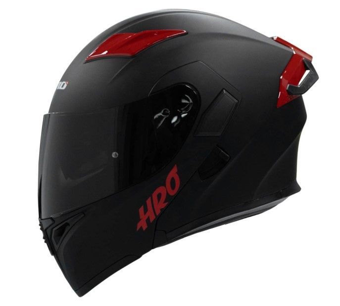 Casco Moto Hro 3400dv solid ng rj Abatible Sun Visor Certificación Dot-0