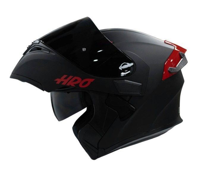 Casco Moto Hro 3400dv solid ng rj Abatible Sun Visor Certificación Dot-1