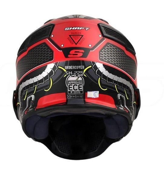 Casco Moto Shaft 225 Pilot Undercover rj tr Abierto con Mascara Removible-1