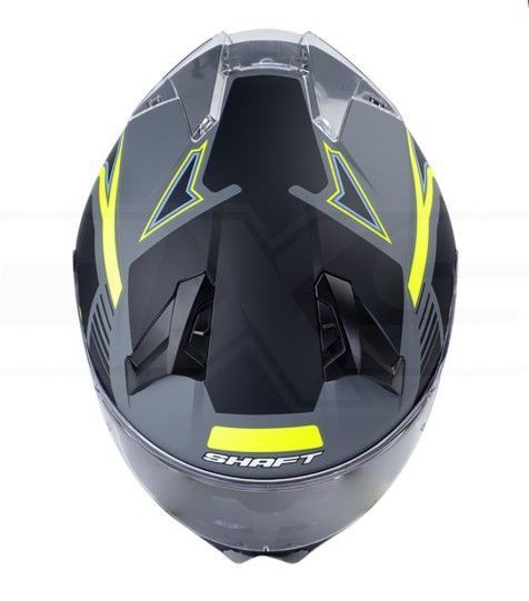 Casco Moto Shaft 560 Integral Lemans Gris Amarillo Negro-2