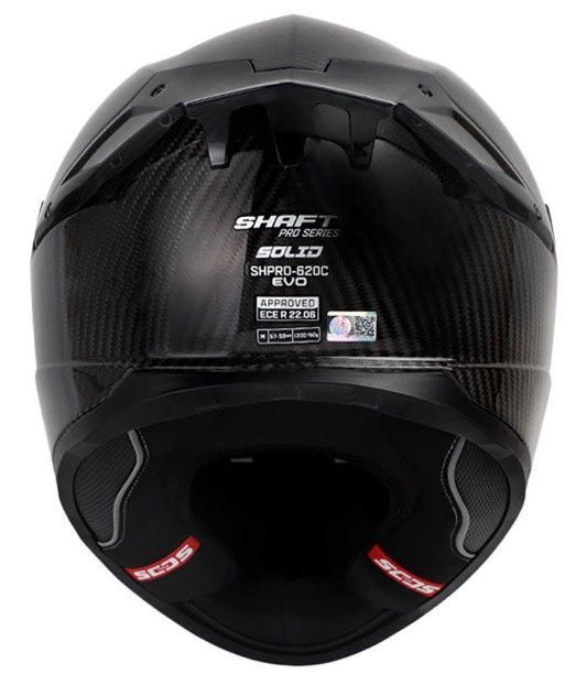 Casco Moto Shaft Pro 620c Evo Fibra de Carbono Integral Solid 3k Carbon ng sl-1