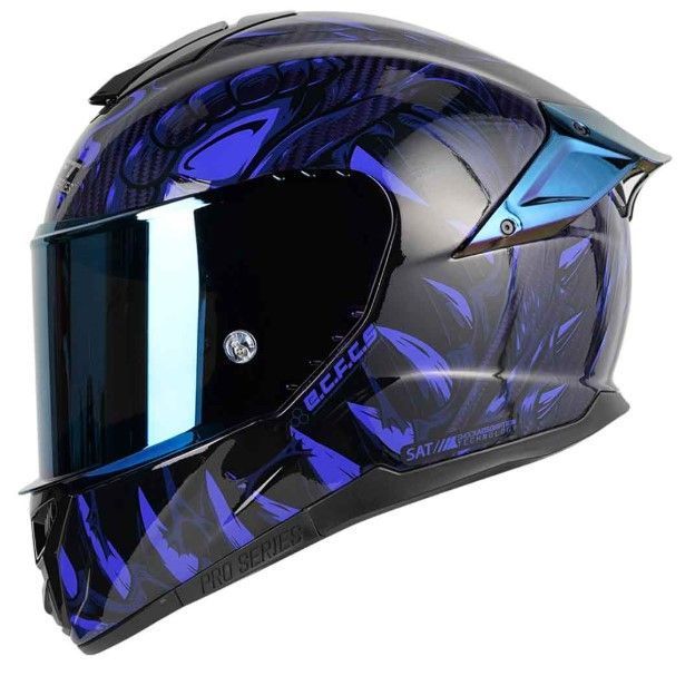 Casco Moto Shaft pro 620c evo Fibra de Carbono Integral Lizzard az tr.revo.az-0