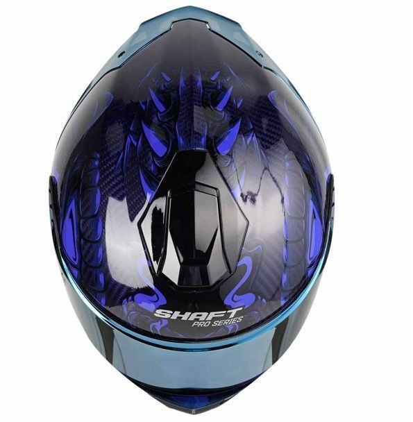 Casco Moto Shaft pro 620c evo Fibra de Carbono Integral Lizzard az tr.revo.az-1
