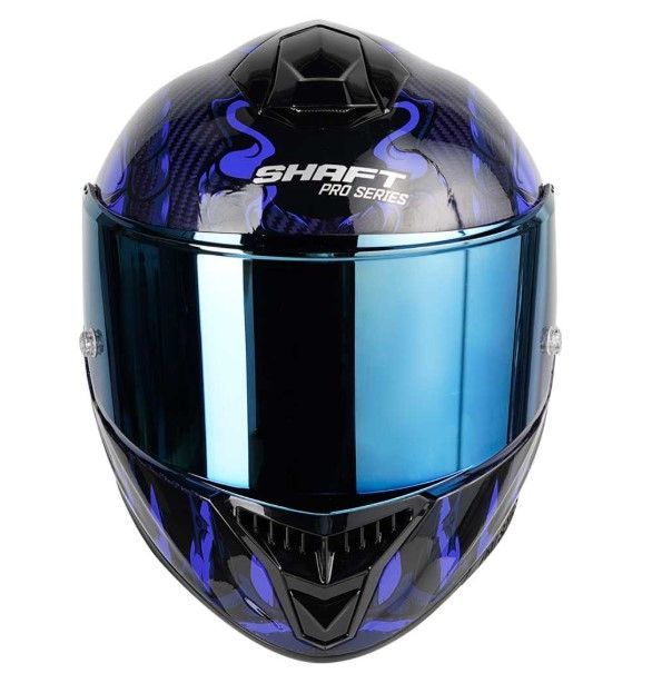 Casco Moto Shaft pro 620c evo Fibra de Carbono Integral Lizzard az tr.revo.az-2