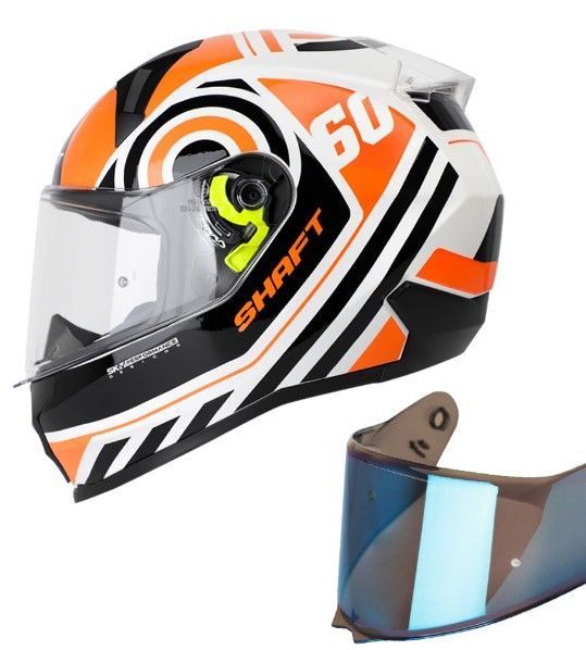 Casco Moto Shaft 560 Duelo Bl.nj.n Integral-0