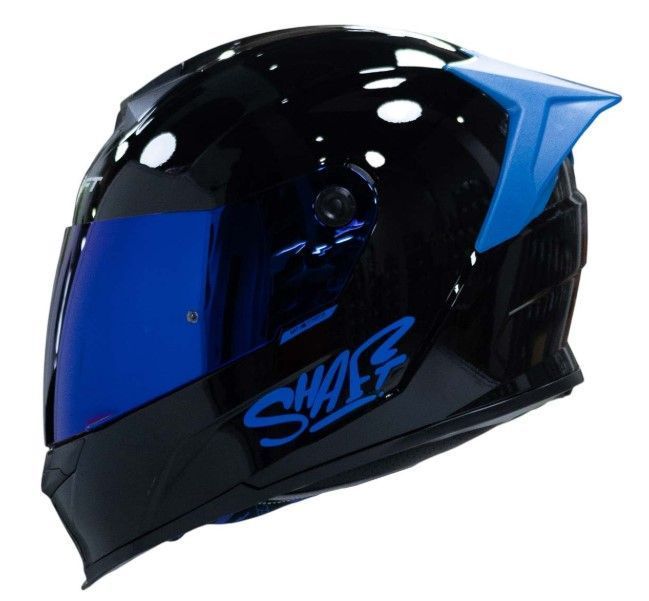 Casco Moto Shaft 502sp Solid ng Brillo az Integral Normal Dot Acreditado-0