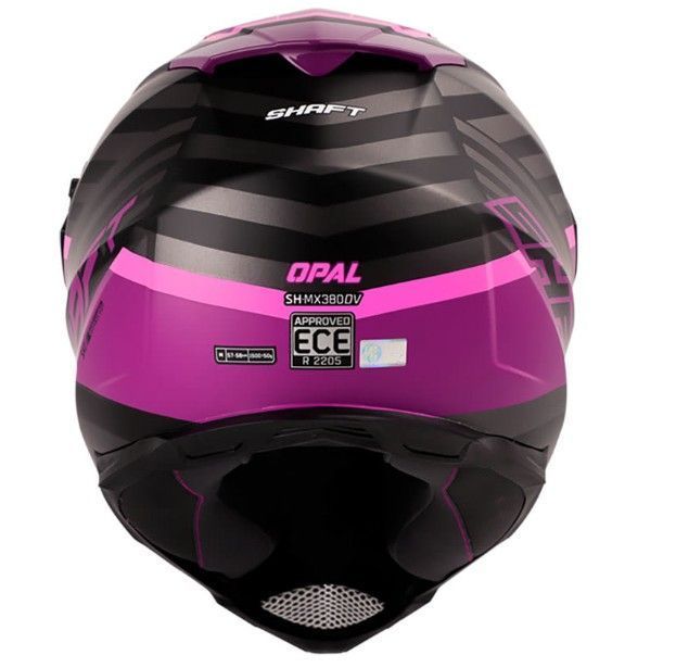 Casco Moto Shaft mx-380 opal n.m mr.n Multiproposito-1