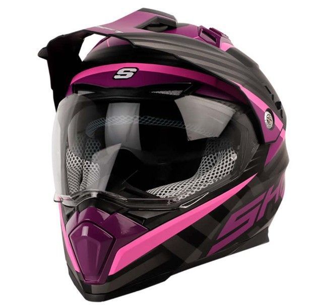 Casco Moto Shaft mx-380 opal n.m mr.n Multiproposito-2
