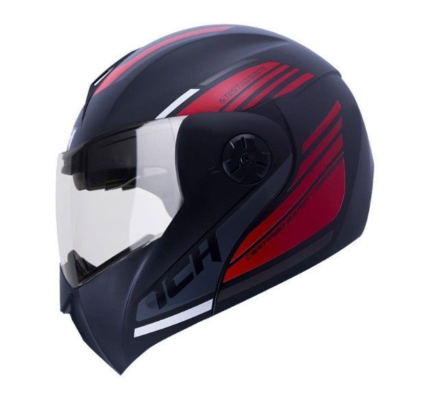 Casco Moto Ich 3110 Auge rj Abatible Con Sun Visor Certificación Dot 3cv-1