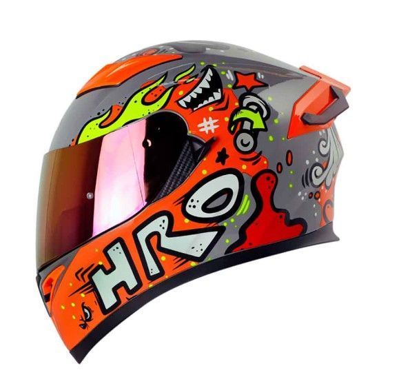 Casco Moto Hro 514dv Nardo nj.n ir.rj Integral-0