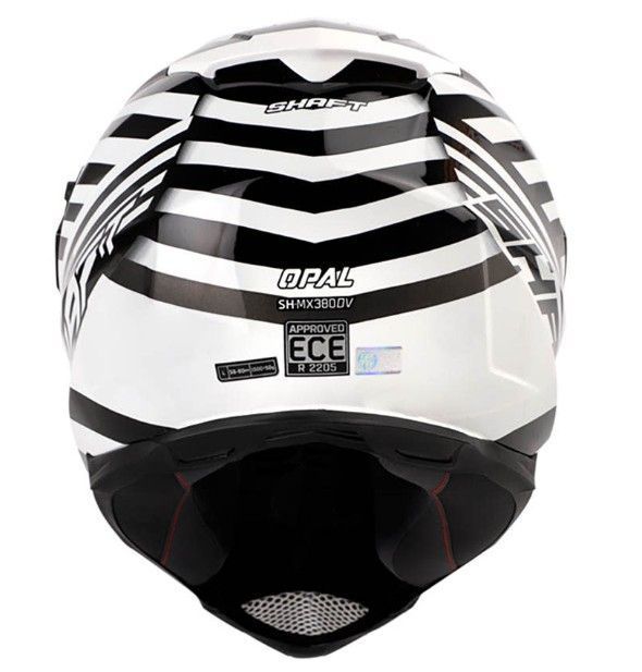 Casco Moto Shaft MX-380 Multiproposito Opal N.B BL -1