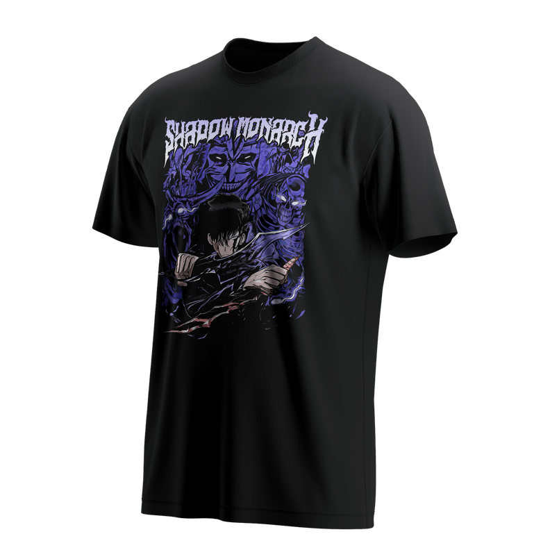Polera Shadow Monarch Solo Leveling Anime-1