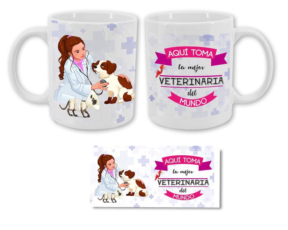 Tazas Aqui Toma La MEJOR VETERINARIA Profesiones-1