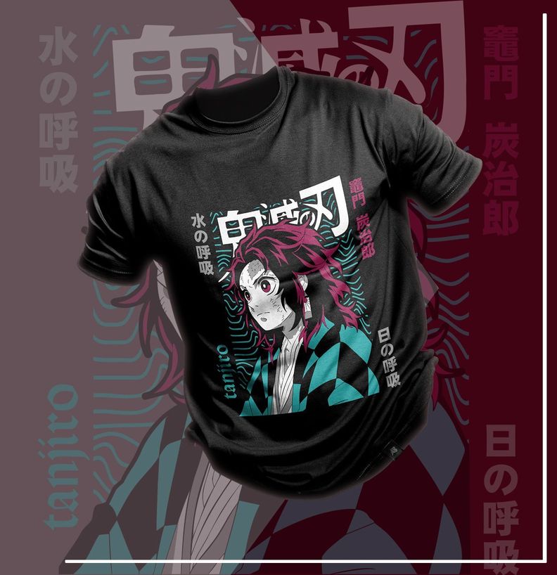 Polera Demon Slayer Tanjiro Anime-0