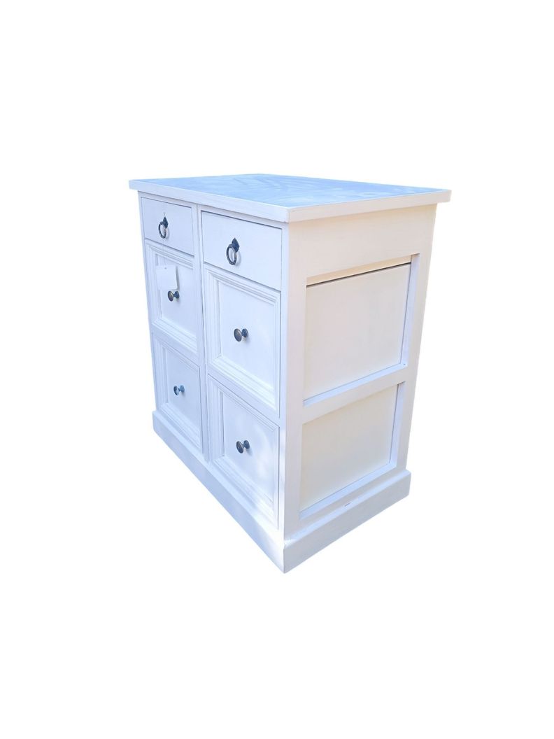 VELADOR MADERA BLANCO SHABBY CHIC-1