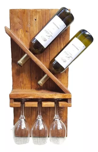 Cava De Vino Madera Bar Portavasos Pequeño-0