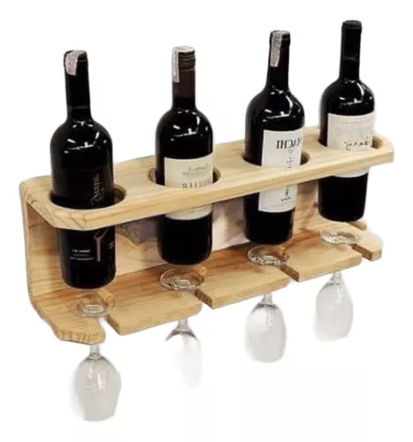  mini Cava Colgante De Madera Para Vinos Estilo Rústico De Pared-0