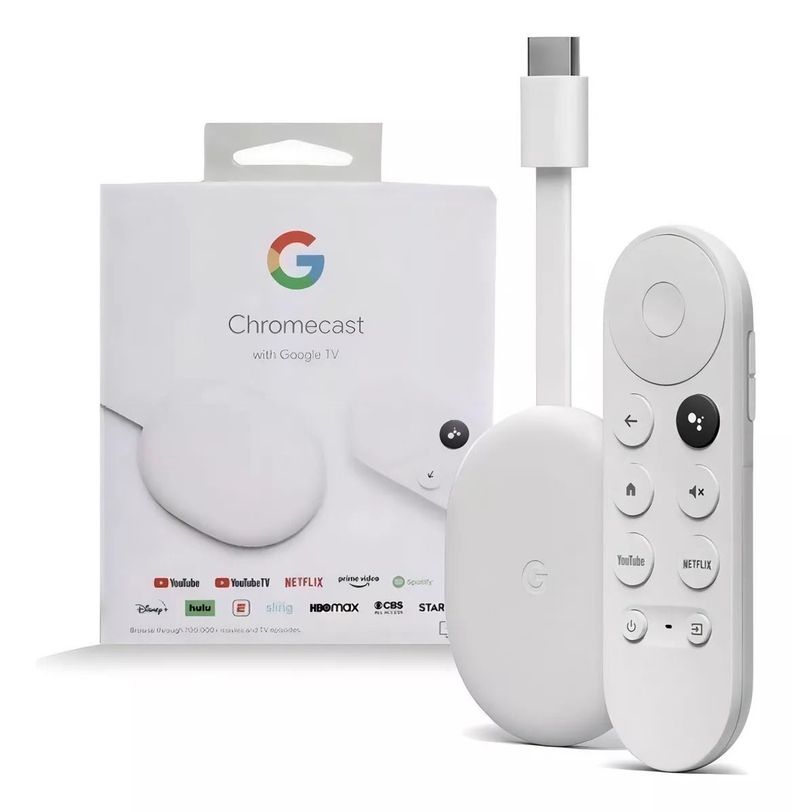 Google Chromecast 4 4k Hdmi Android Tv Google Play-1