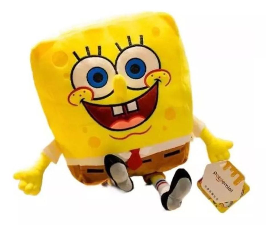Peluche Kawai Bob Esponja Sonriente 40cm-0
