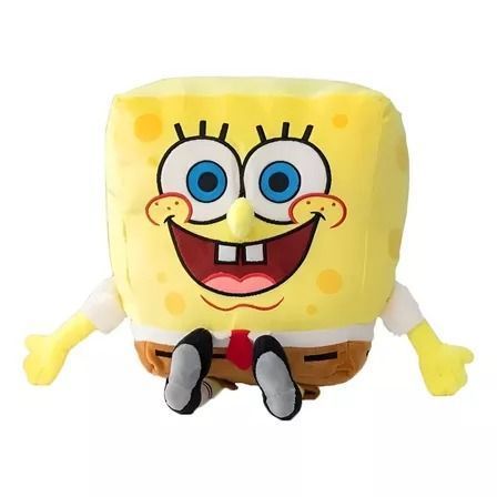 Peluche Kawai Bob Esponja Sonriente 40cm-1