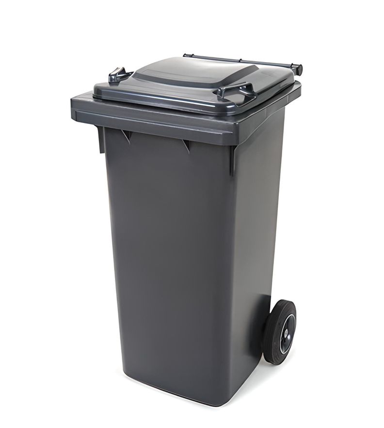 Basurero de 240 Litros RC - Gris-1