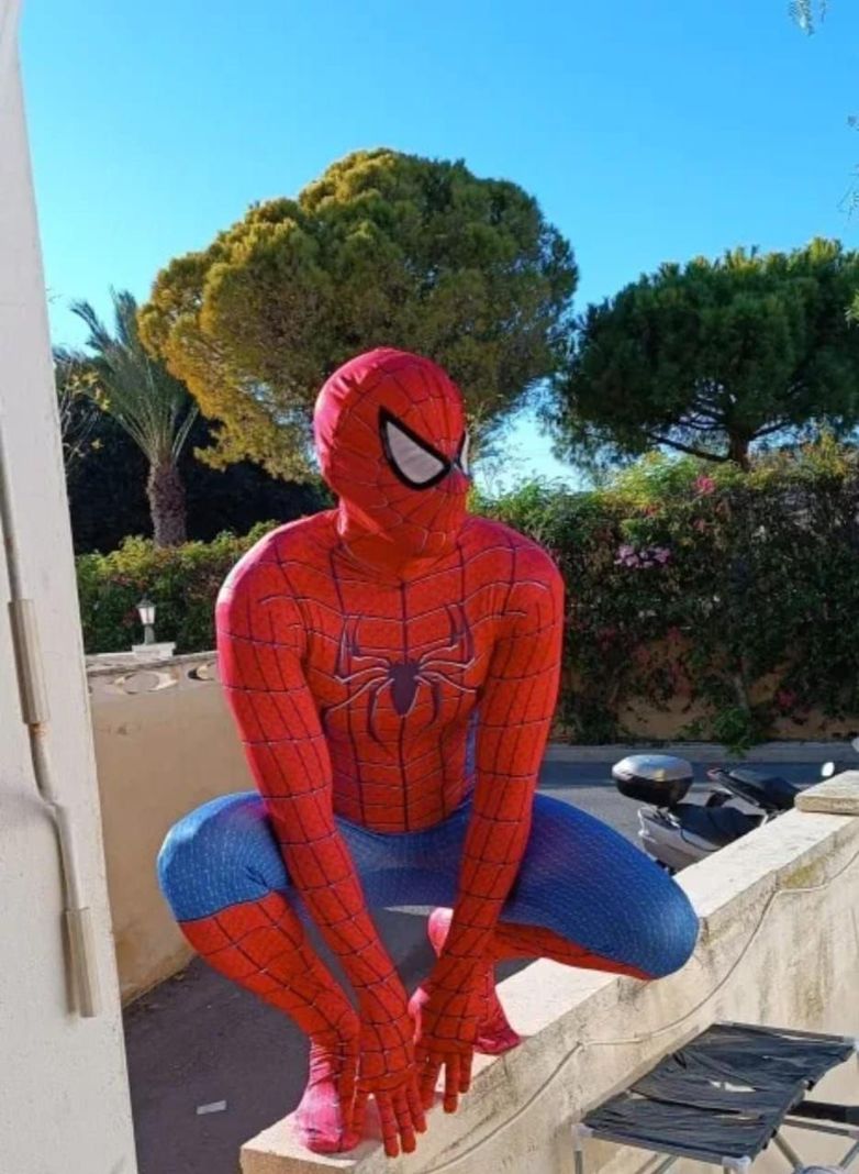 Disfraz Spiderman Clásico Niño  Super Héroes -4