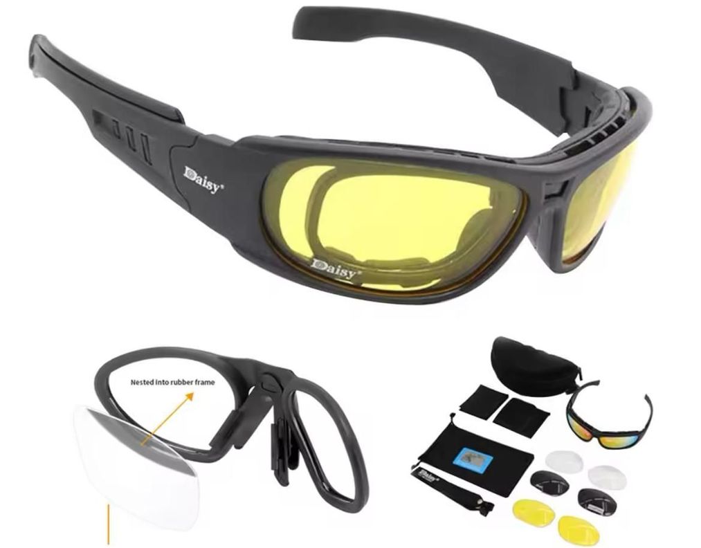 Gafas Polarizadas Tácticas, Lentes Airsoft Uv C6-0