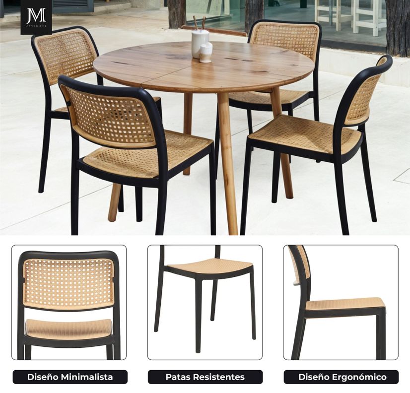 Silla De Plastico Exterior Delta-5