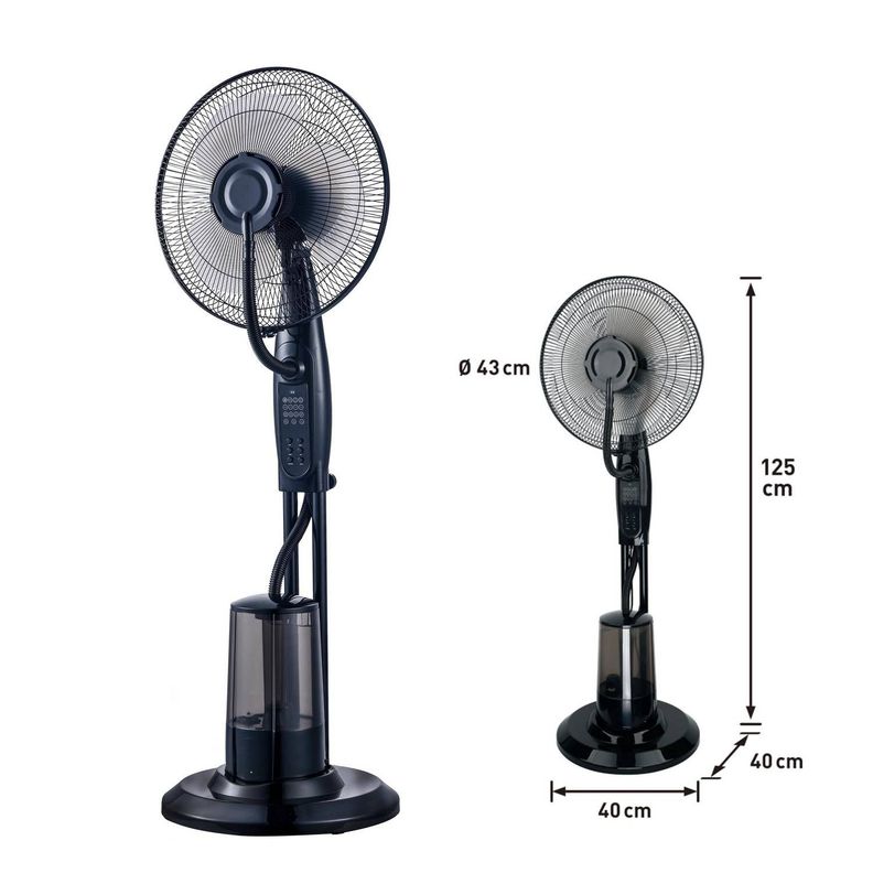 Ventilador Nebulizador Agua Casa Oficina 16" 3.2L-3