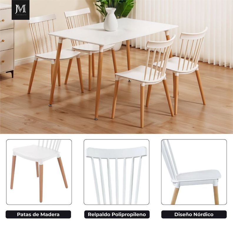 Silla de Comdedor Windsor -6
