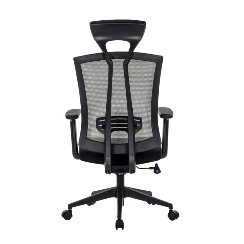 Silla De Oficina Ergonomica Pro Apoyacabeza Javimate Color Negro-4