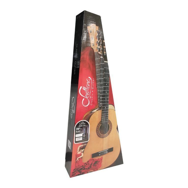 Guitarra Clásica 39 Sevillana + Funda Alma - Black 8448-2