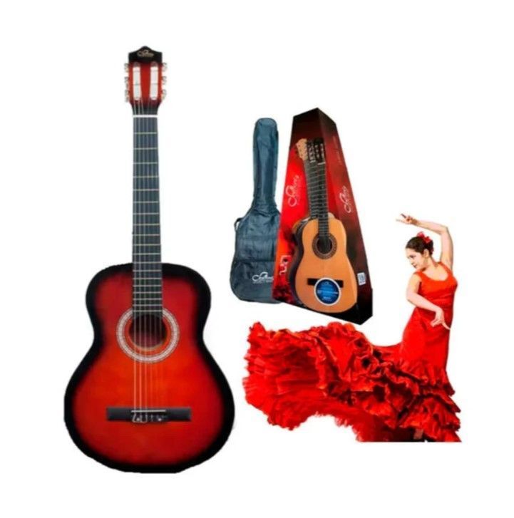 Guitarra Clásica Acústica 34" Color Sunberts 8459 -2