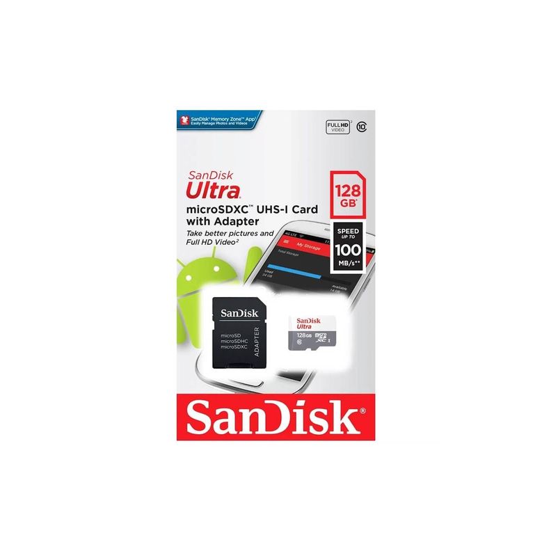 Tarjeta Memoria SanDisk Ultra 128GB-0
