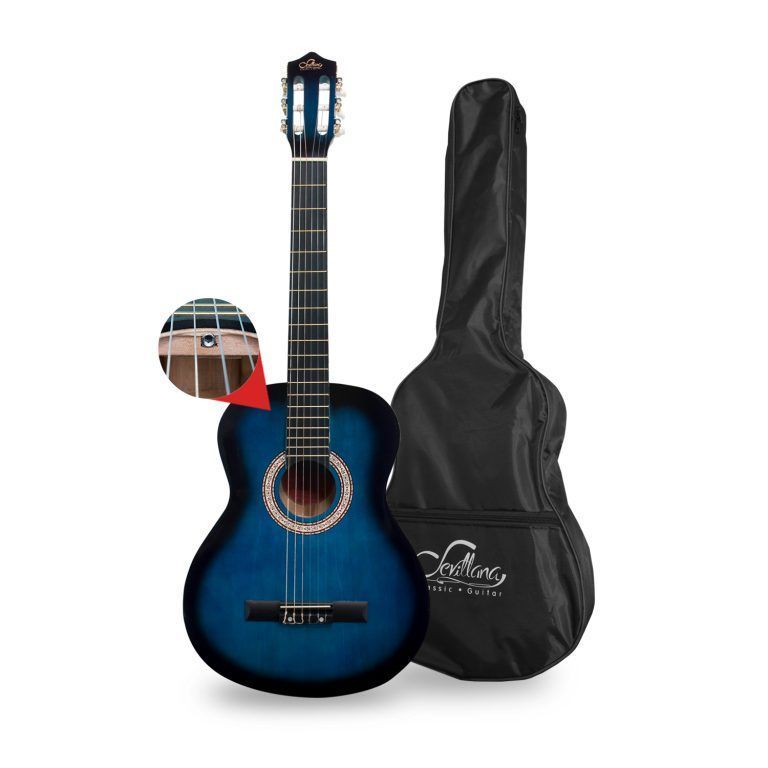 Guitarra Clásica 39 Sevillana + Funda Alma - Black-Blue 8449-0