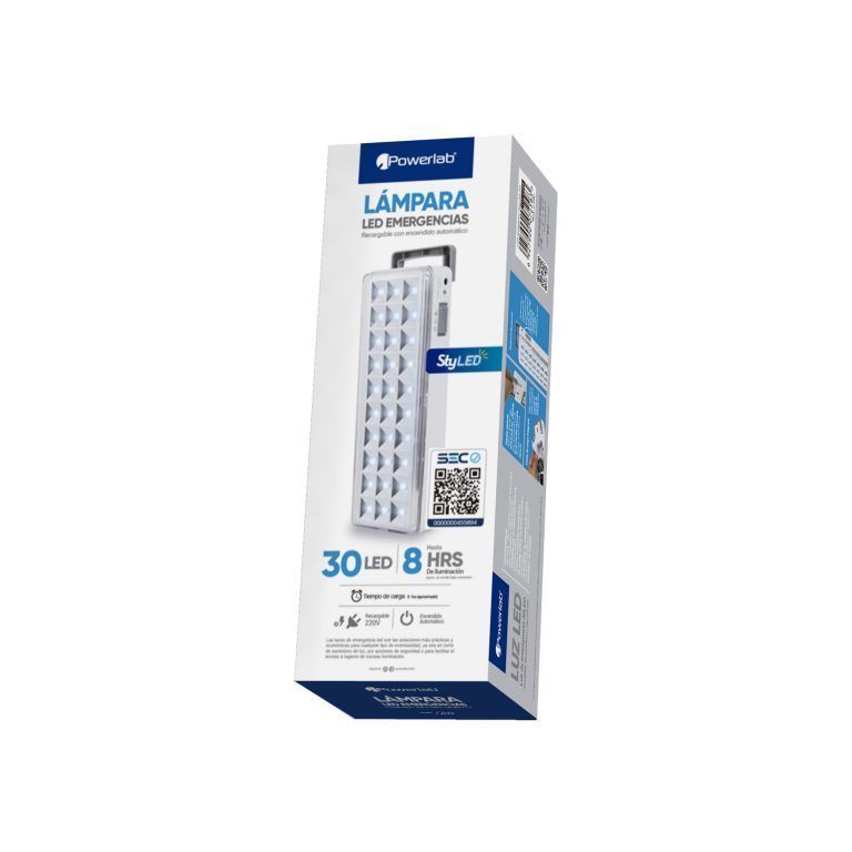 Lámpara Emergencia Recargable 30 Led - 7258 Nexstore-5