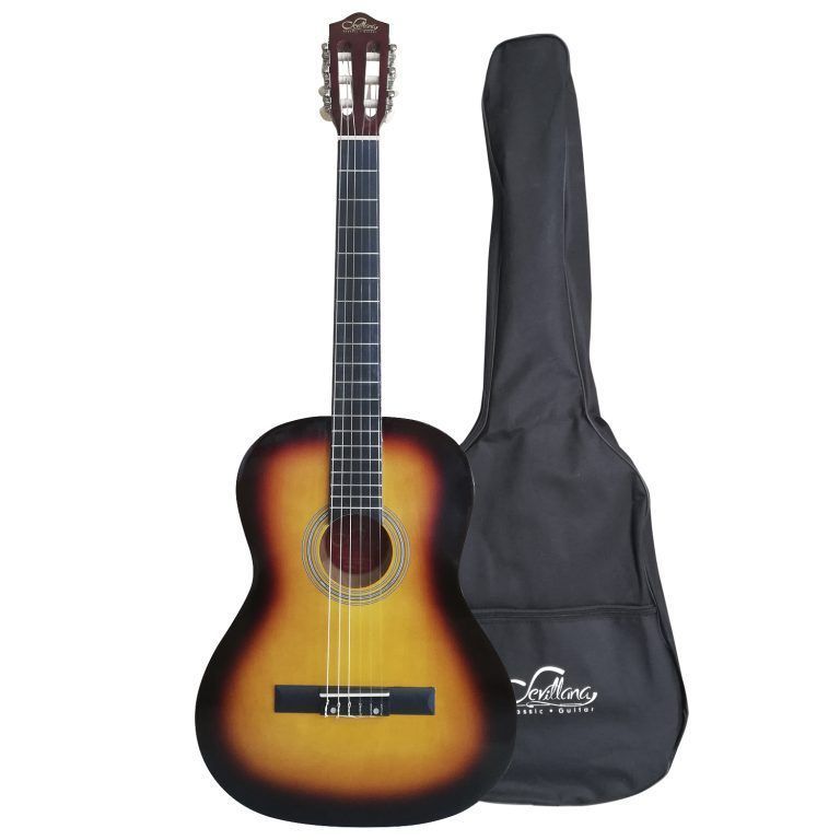 Guitarra Clásica Acústica 39 Sevillana + Funda Alma - 8447-1